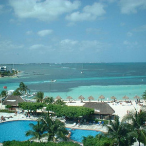 Praia do hotel oasis-cancun