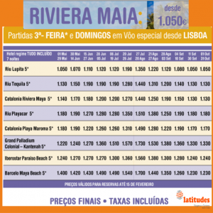 RIVEIRA MAYA DE LISBOA VERÃO Portal