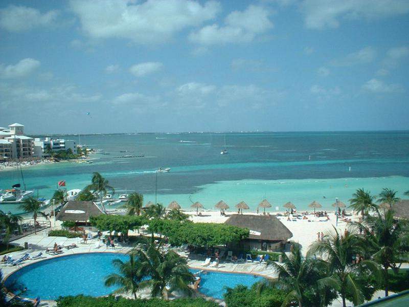 Praia do hotel oasis-cancun