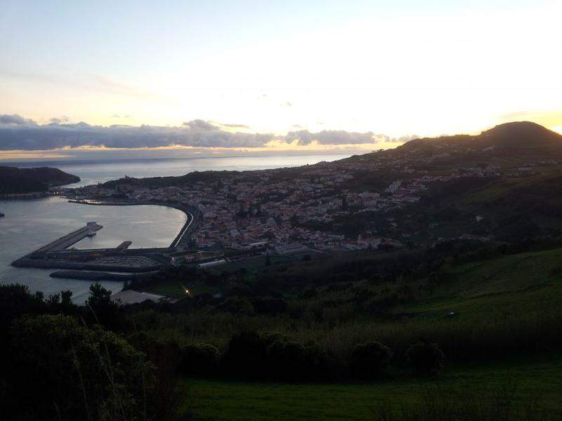 Vista da cidade da Horta, Monte Sra da Conceição