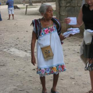 Mulher Maia em Chichen Itza