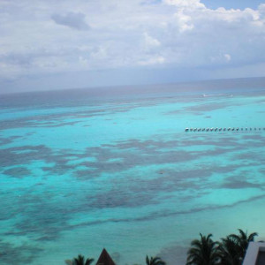 Vista do hotel, aquele mar.....