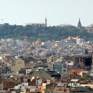 Montjuic desde Sagrada familia