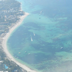 Vista de avião Punta Cana