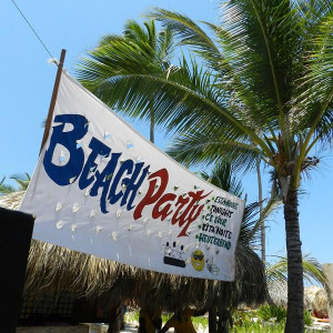 festa na praia
