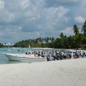 Saída para ilha Saona