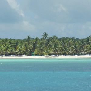 a caminho de ilha Saona