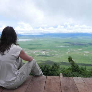 Vista cratera Ngorongoro