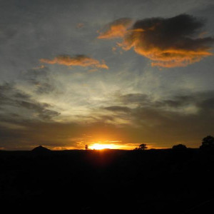 Pôr do sol Tarangire