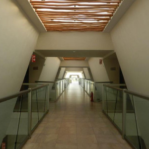 Interior dos edifícios do Mayan Beach