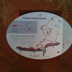 mapa Ayers Rock
