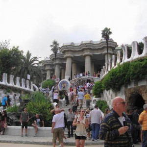 DSC03156Parc Güell   l'escalinata (Copiar)