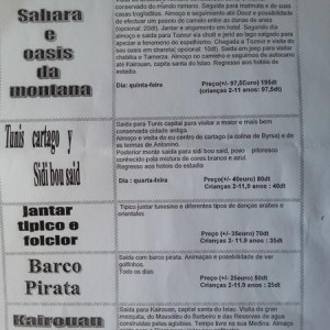 Excursões