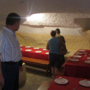 Restaurante em Casa Troglodita