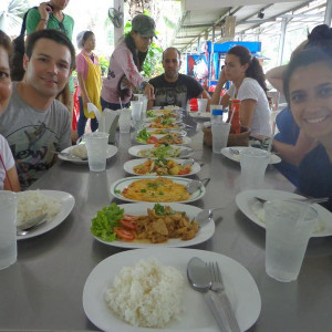 Almoço do Tiger Temple Tour