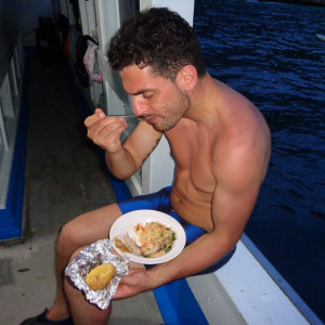 Jantar a bordo - Plankton tour