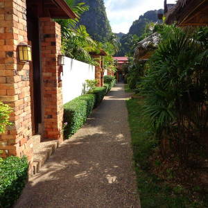 Railay Bay Hotel a rua do nosso Bungalow