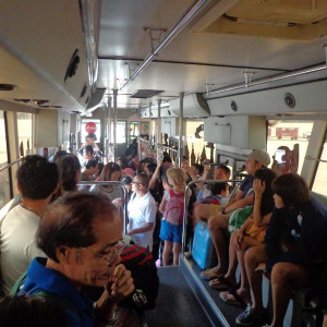 Inside Sky Train Bangkok