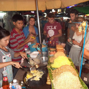 Á espera dum pad thai - Kao San Road