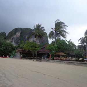Railay o hotel visto da praia
