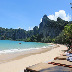 Espreguiçadeira no Railay Bay