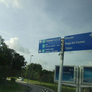 A caminho do hotel...