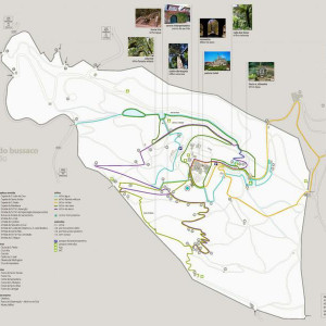 mapa mata Do bucaco