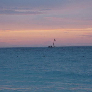 Fantástico pôr do sol