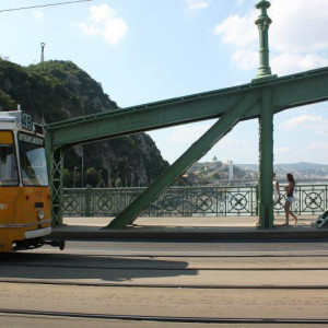 Tram na Ponte da Liberdade