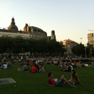 Jardim da Praça Erzsébet / Gödor