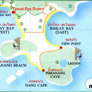 tonsai Bay Map