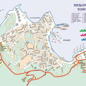 Mykonos Map