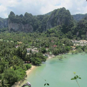 trilho para o view point - krabi
