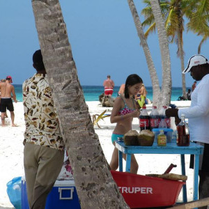 Pequeno almoço isla saona