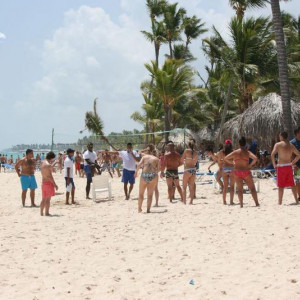 Animaçao praia hotel bahia principe