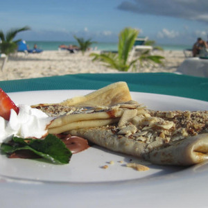 Crepe "on the beach"