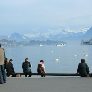 Contemplando o Lago