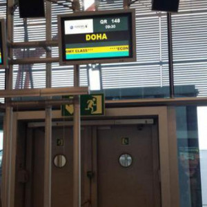 Voo Madrid-Doha