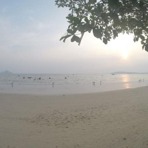 Ao Nang pôr do sol