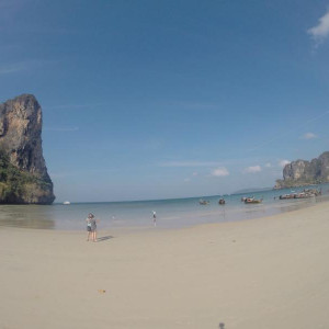 Railay West (vista ao pequeno almoço)