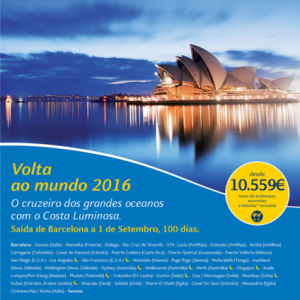 Costa Cruzeiro Volta Ao Mundo