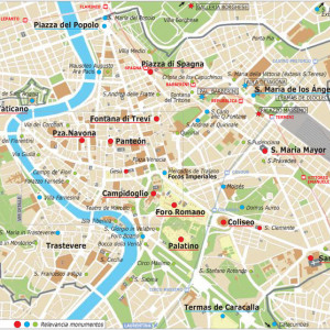 Mapa-roma-monumentos