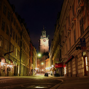 Catedral de Estocolmo by night