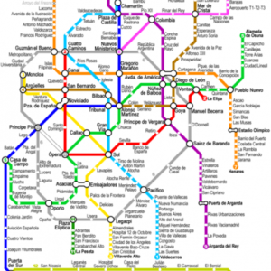 mapa metro madrid