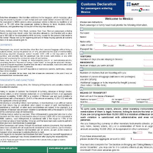 Mexicocustomsdeclaration