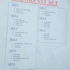 Set Pequeno Almoço Abdul Chalet