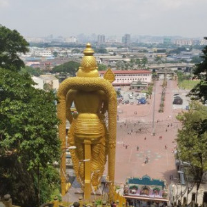Batu Caves Vista do cimo