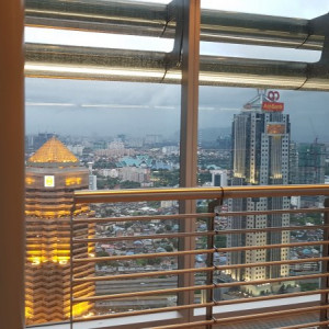Vista do Skybridge das Petronas