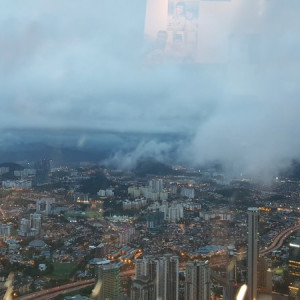 Vista do andar 86 Petronas Twin Towers