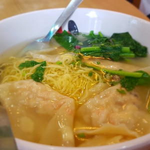 Almoço em restaurante Chinês perto Jalan Alor